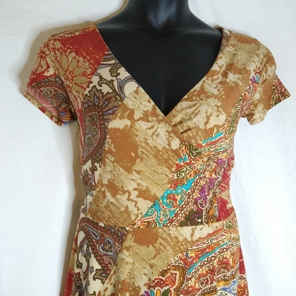 Pretty Ralph Lauren Paisley Print Dress EUC ❤️ - Picture 4 of 12